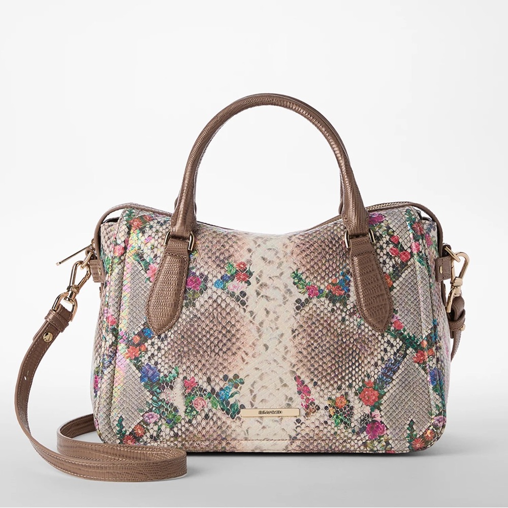 Brahmin multi piaffe Micaela satchel and ady wallet - Picture 4 of 10